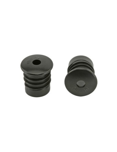 Handlebar Grips End Plugs Black.